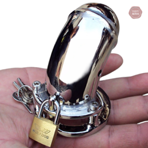 Cage de chasteté en métal pour homme - Le Sarcophage L