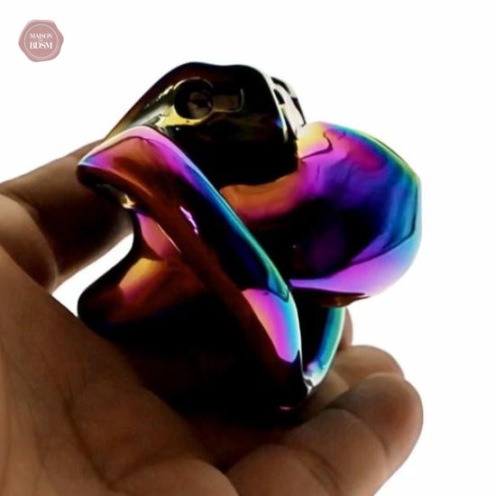 cage-de-chastete-homme-metal-master-arc-en-ciel-1 Cage de chasteté homme en métal - Master Arc-en-ciel