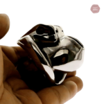 Cage de chasteté homme en métal Master Silver