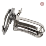 Cage en métal pour chasteté masculine, design sécurisé