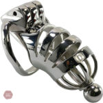 Cage de chasteté homme en métal - Panthère L