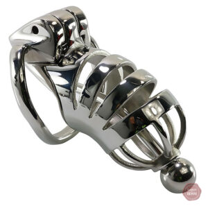 Cage de chasteté homme en métal - Panthère S