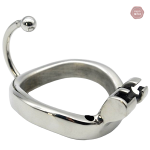 Cage de chasteté en métal - version Prison du diable pour hommes