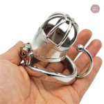 Cage de chasteté en métal pour homme, modèle S