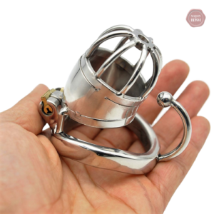 Cage de chasteté en métal pour homme, modèle S