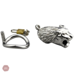 Cage de chasteté Puma - Élégance et sécurité en métal