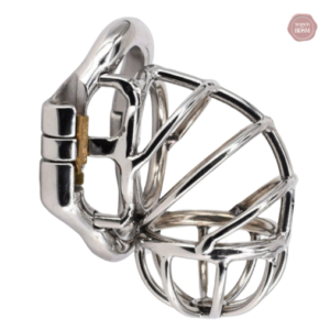 Cage de chasteté homme en métal - modèle Stranger