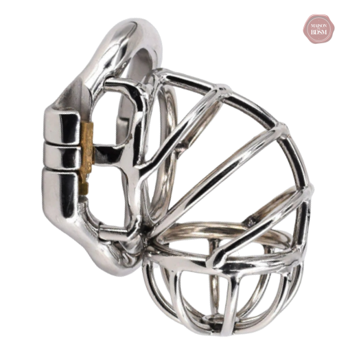 Cage de chasteté homme en métal - modèle Stranger