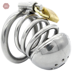 Cage de chasteté homme en acier - Ténèbres L