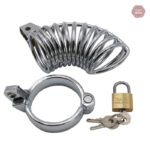 Accessoire de chasteté homme en métal