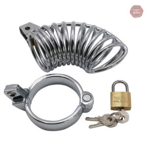 Accessoire de chasteté homme en métal