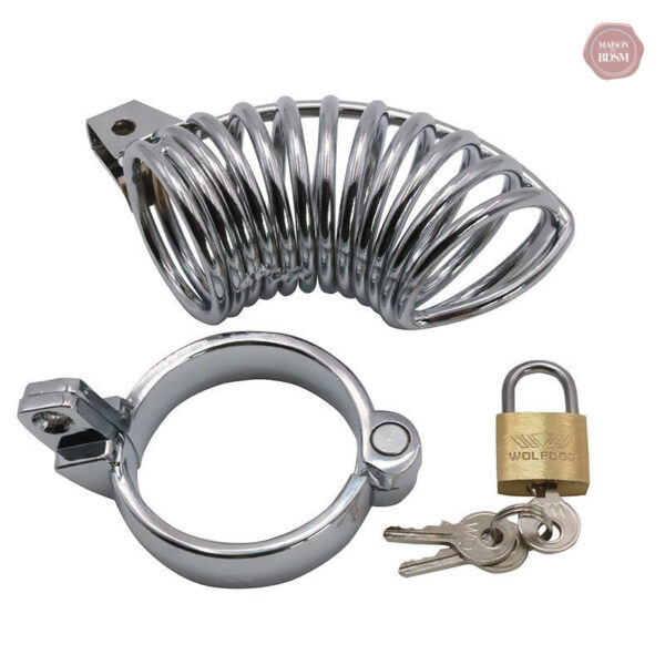 Accessoire de chasteté homme en métal