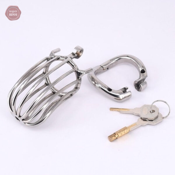 Dispositif de chasteté pour homme, design durable