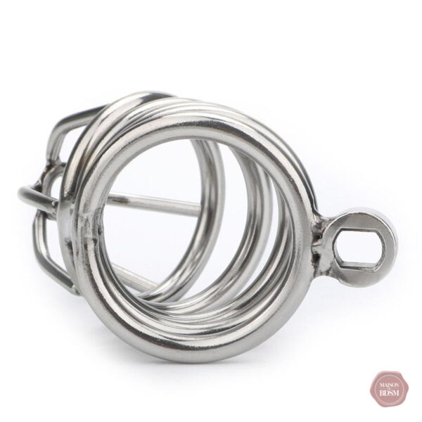 Accessoire de chasteté homme en acier durable