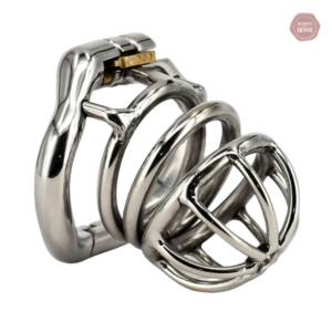 Cage de chasteté homme en métal - Tombeau S
