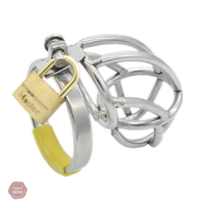 Cage de chasteté homme, pour des jeux de soumission