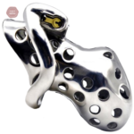 Cage de chasteté homme en métal - modèle V3 L