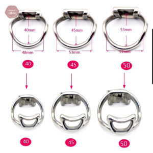 Accessoire de chasteté métal pour hommes, version V3 L