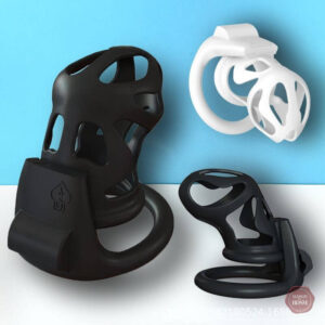 Cage 3D pour contrôle et sécurité masculine