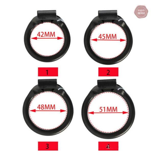 Accessoire de chasteté homme, modèle ergonomique