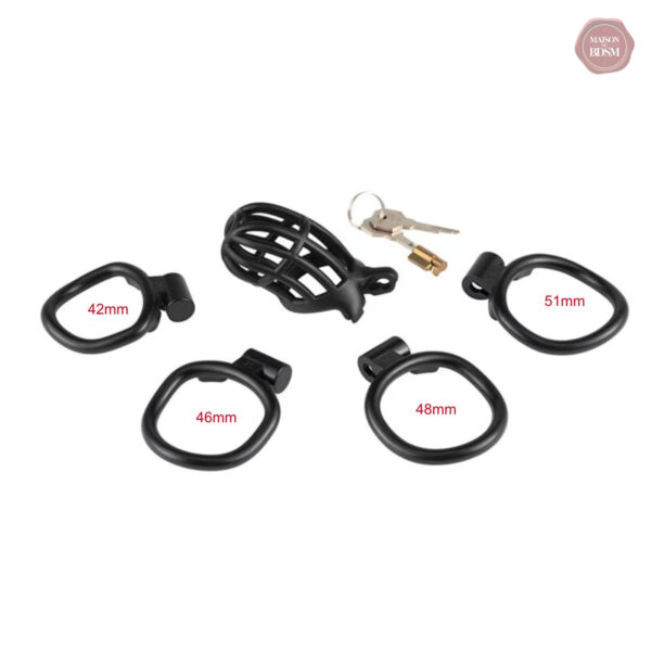 Cage de chasteté pour hommes, design ergonomique