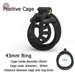 Cage de chasteté Mamba homme, design ergonomique
