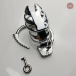 Cage de chasteté métal pour homme réglable