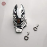 Cage de chasteté en métal avec menottes incluses