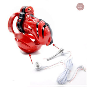 Accessoire de chasteté, design en résine rouge