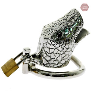 Cage de chasteté homme - Serpent Argent