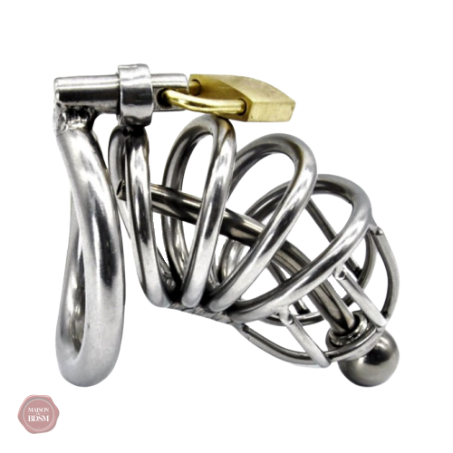 cage-de-chastete-homme-uretre-serpentar-l-1 Cage de chasteté pour homme - modèle Serpentar L