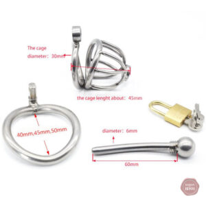 Cage de chasteté urètre pour un contrôle masculin
