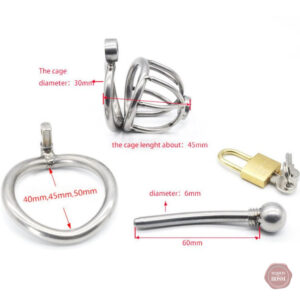 Cage de chasteté urètre pour un contrôle masculin