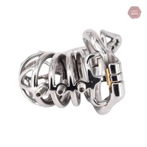 Cage de chasteté pour homme avec vis de sécurité