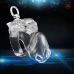 Cage de chasteté avec anneau pour fixation