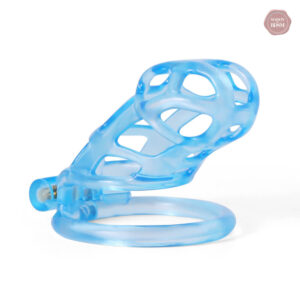 Accessoire de chasteté Cobra en couleur bleue