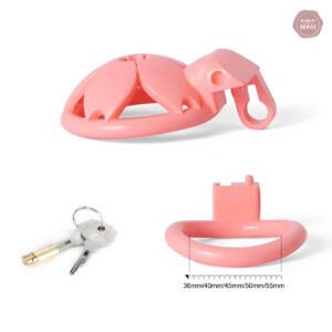 Cage de chasteté courte pour un confort optimal