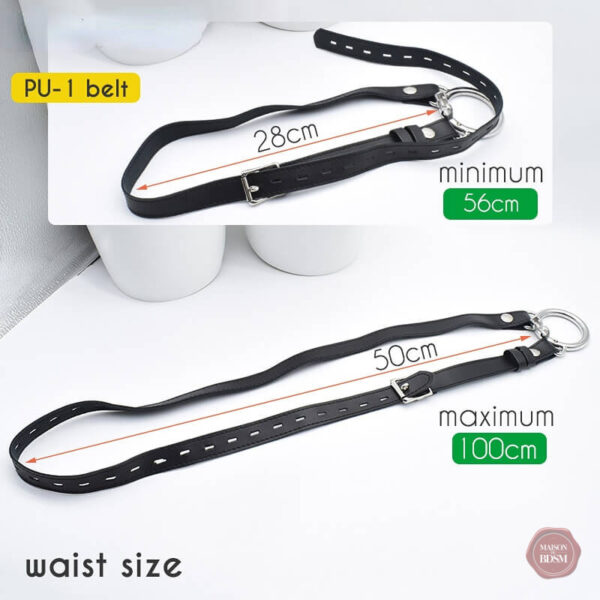Ceinture en silicone pour expérience de chasteté
