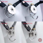 Cage de chasteté avec ceinture intégrée