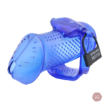 Accessoire de chasteté en résine, couleur bleue