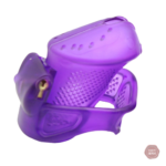 Cage de chasteté en résine, design violet élégant