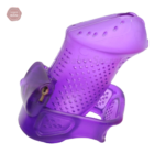Accessoire de chasteté en résine, couleur violet intense