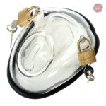 Cage de chasteté en plastique transparent
