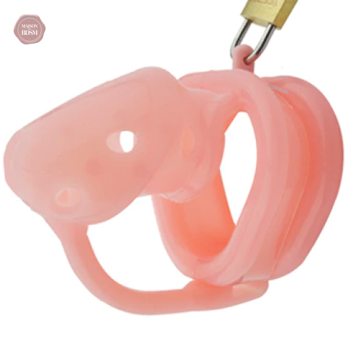 cage-de-chastete-master-20-rose-1 Cage de chasteté en résine Master 20 Rose