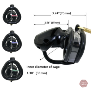 Cage de chasteté Master 20, design élégant en résine