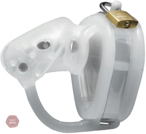 Cage de chasteté résine transparente Master 20