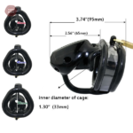 Cage de chasteté Master 20 en résine durable