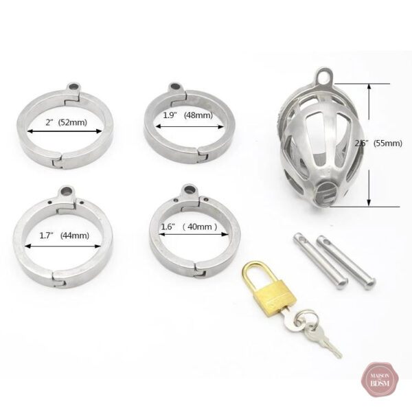 Accessoire de chasteté en métal, design ADX Florence