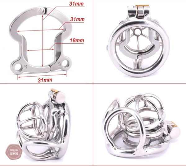 Cage de chasteté ajustable pour un confort personnalisé