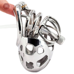 Cage de chasteté en métal GreyDoor